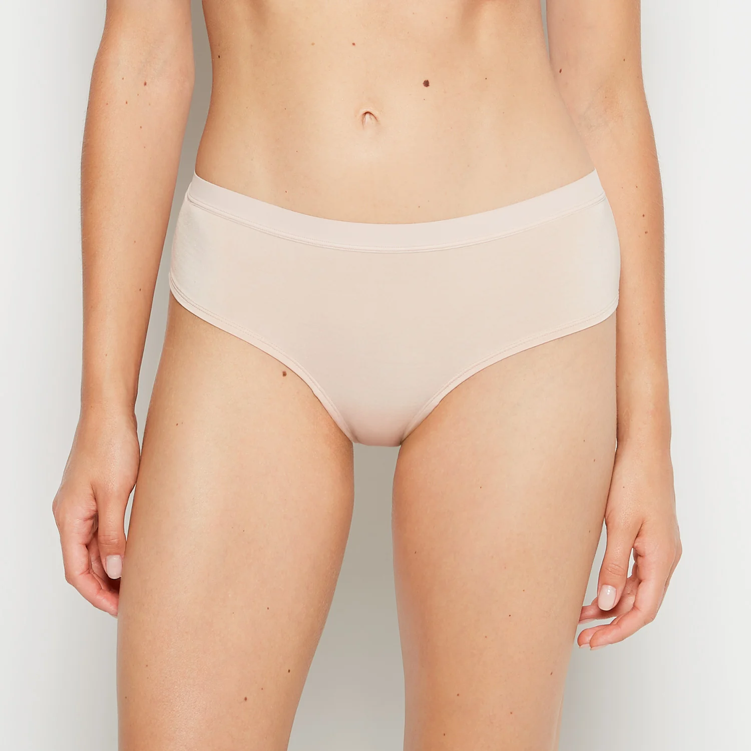 Hipster Panty With Vanishing Trim in Cameo Rose