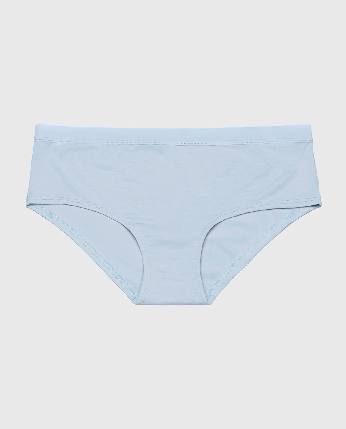 Hipster Panty with Vanishing Trim in Subdued Blue - Image 4