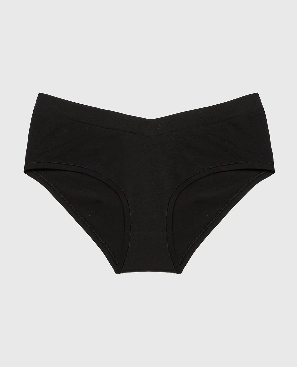 Hipster Wide Waist Cotton Panty In Tuexdo Black - Image 4