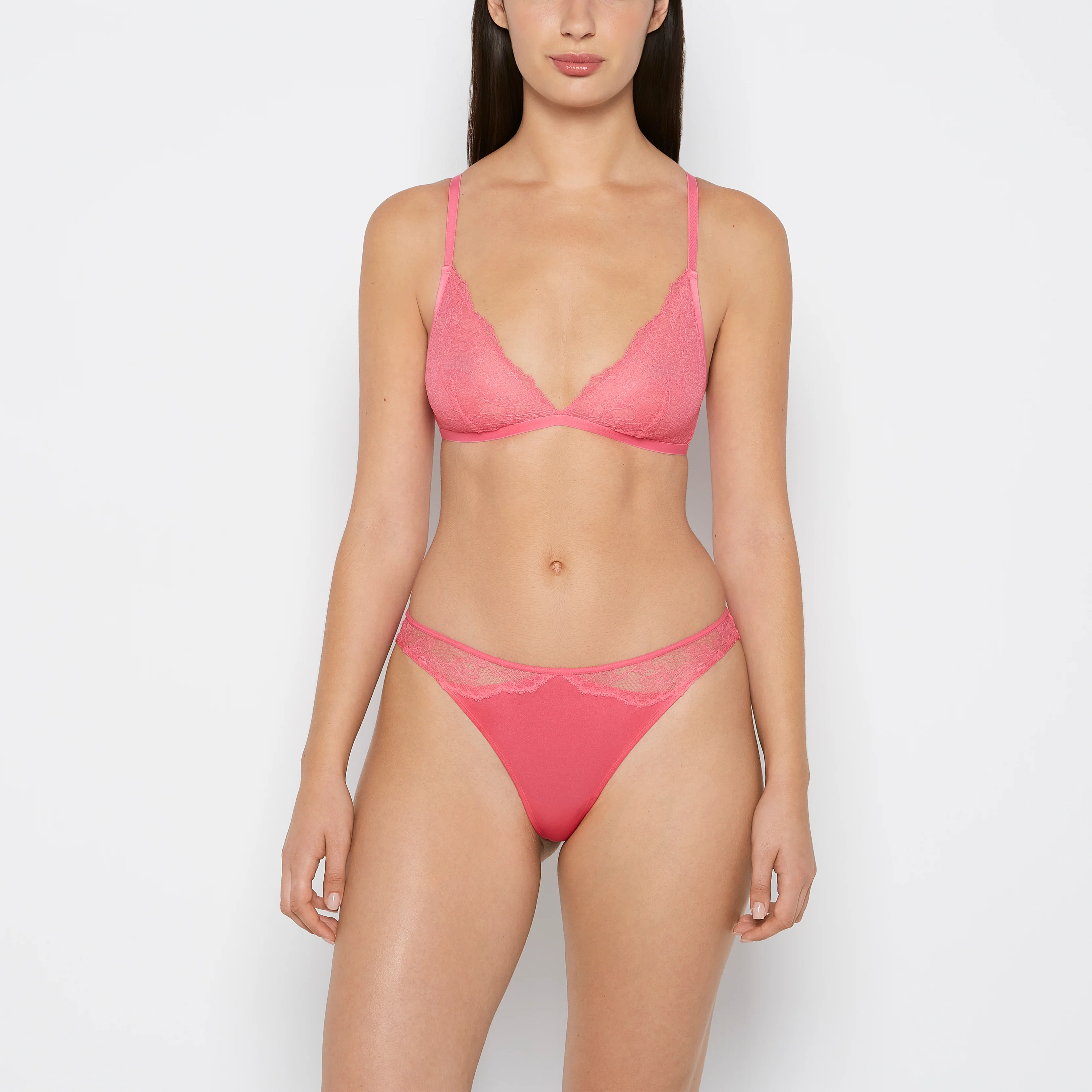 Lace Bralette in Hot Pink - Image 4