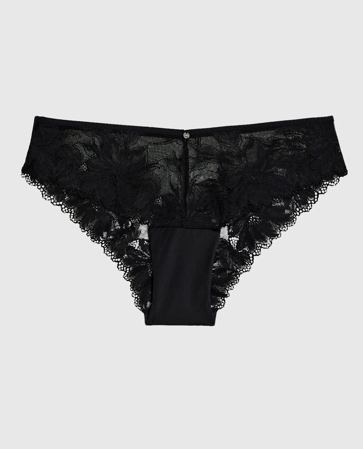 Lace Cheeky Panty in Black - Image 4