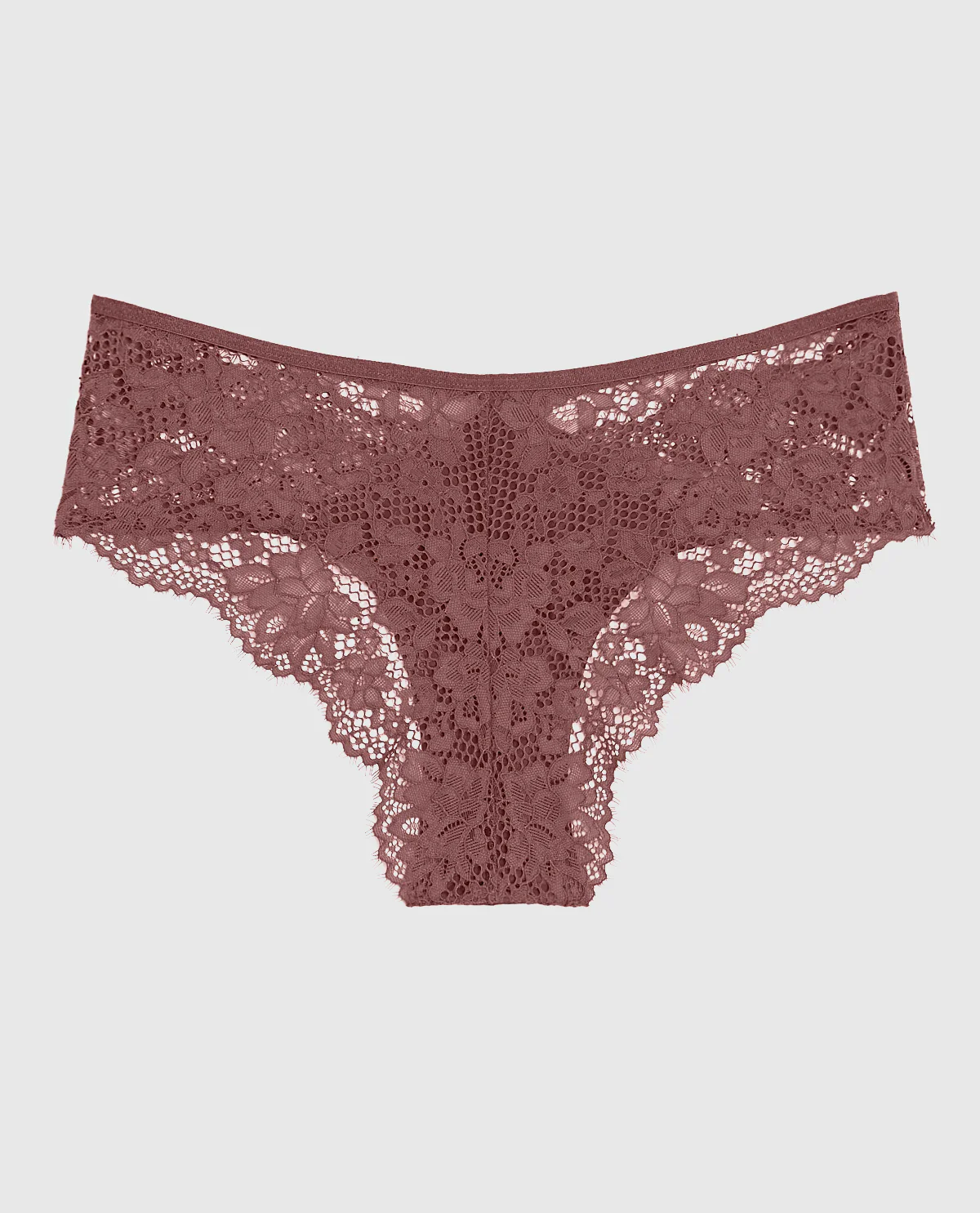 Lace Cheeky Panty in Dusty Cedar - Image 5