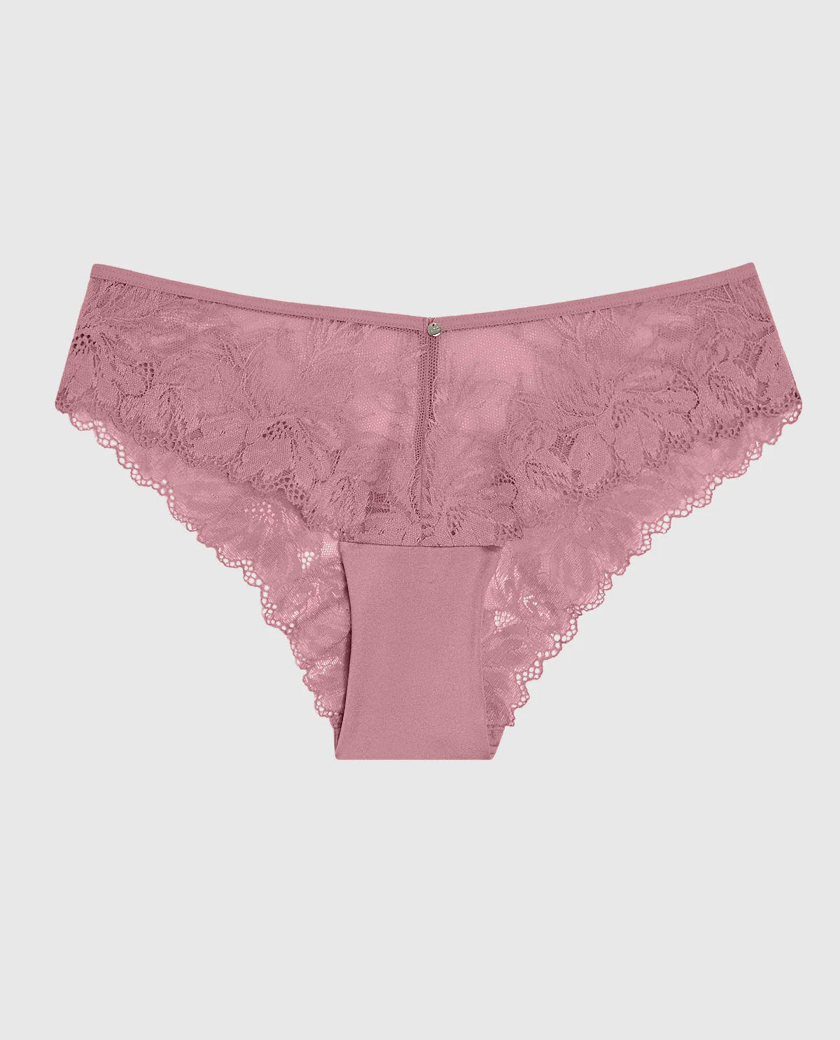 Lace Cheeky Panty in Sheer Mauve - Image 4