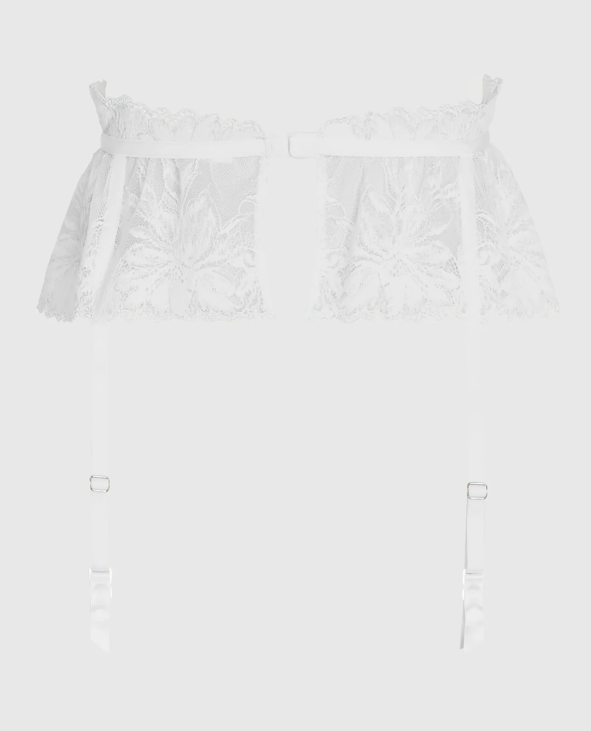 Lace Garter Skirt in Ivory - Image 5
