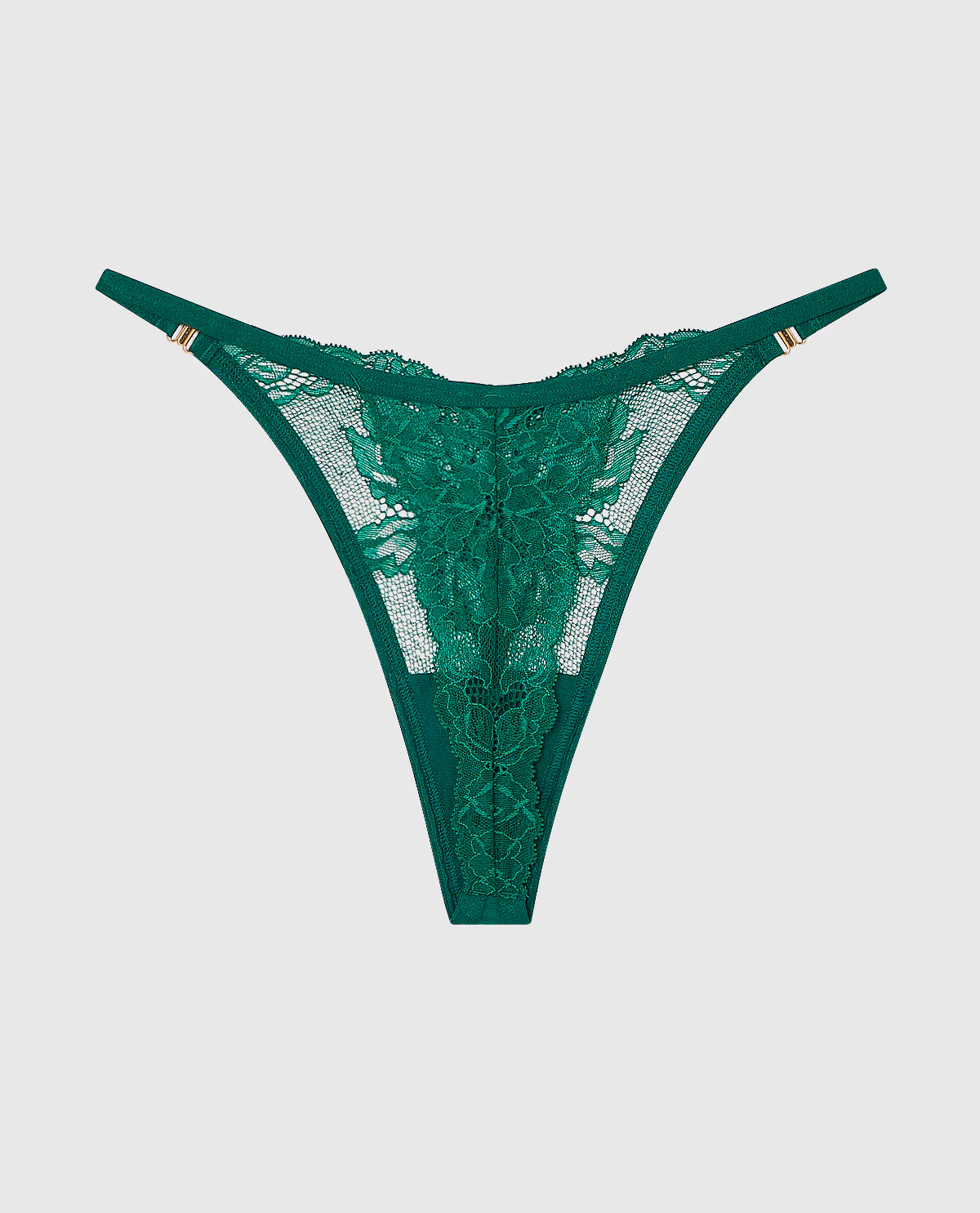 Lace High Leg Thong Panty - Image 2