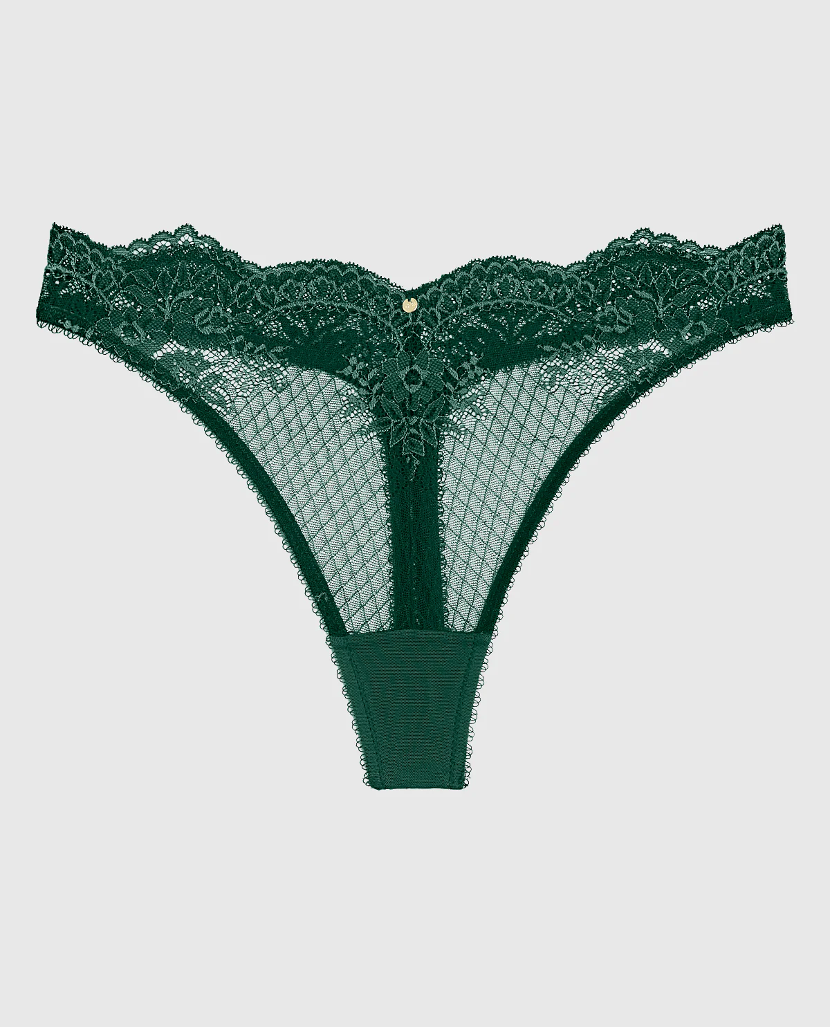 Lace High Leg Thong Panty