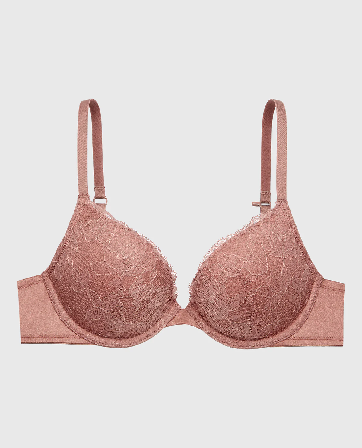 Lace Push Up Bra in Deer - Image 5