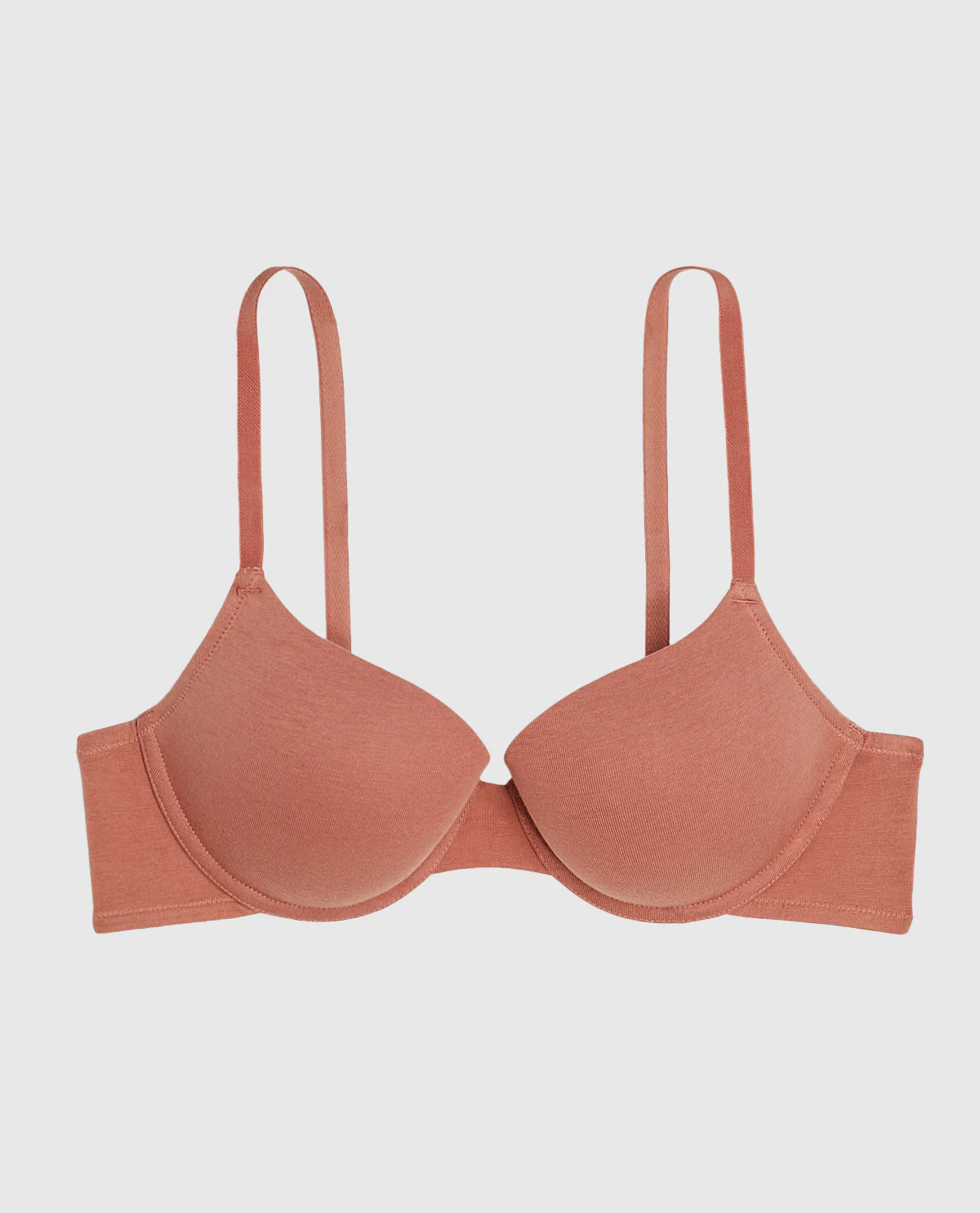 Lightly Lined Demi Bra in Rosy Blush - Image 4