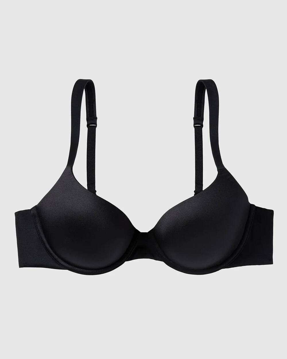 Lightly Lined Full Coverage Bra in Black - Image 4