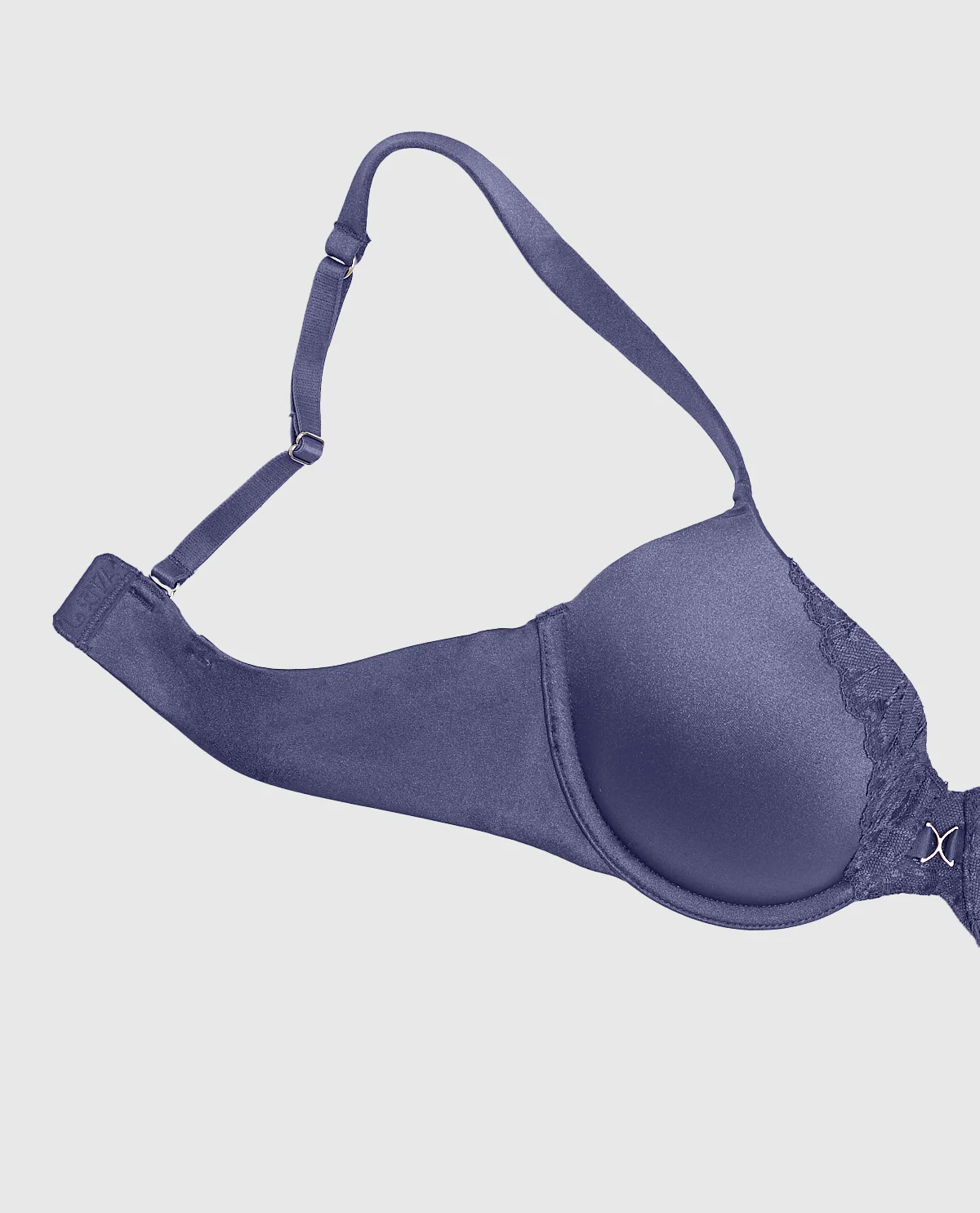 Lightly Lined Full Coverage Bra in Dusk Blue - Image 5