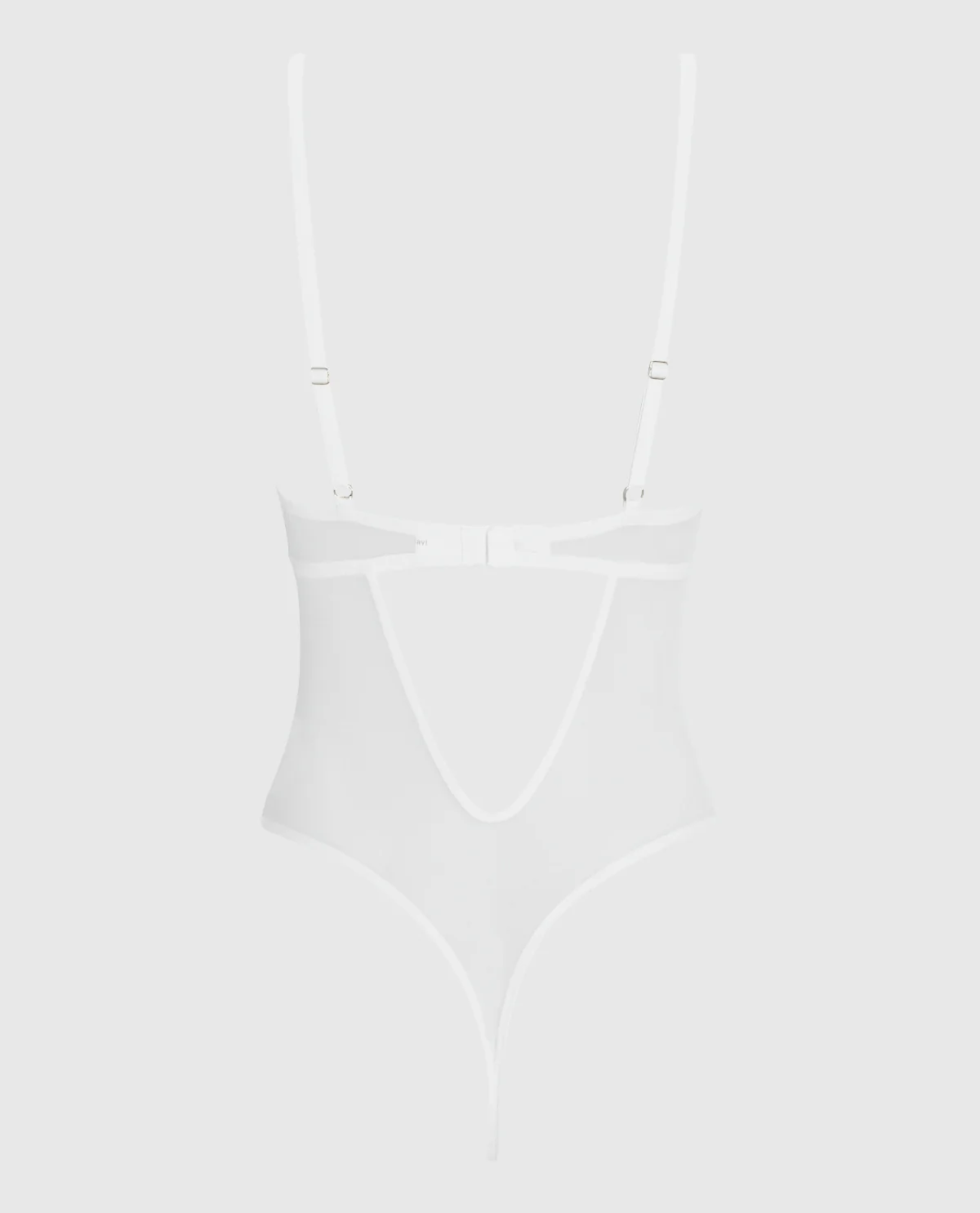 Lightly Lined Lace Bodysuit in Ivory - Image 5