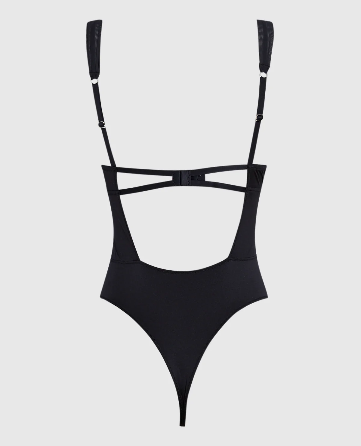 Lightly Lined Plunge Bodysuit - Image 3