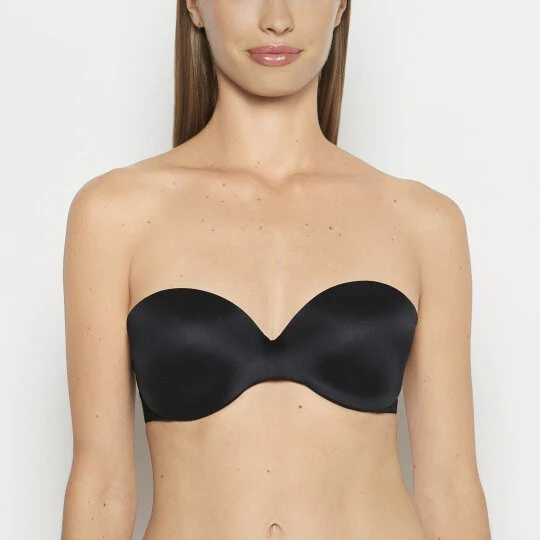 Strapless Lightly Lined Bra in Tuxedo Black