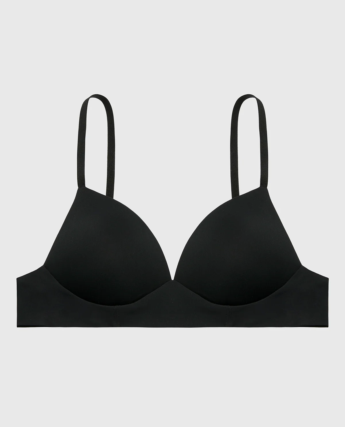Lightly Lined Wireless Bra in Tuxedo Black - Image 5