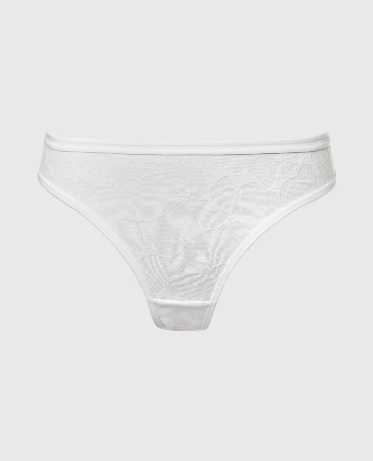 Lined Thong in Powdered Sugar - Image 4