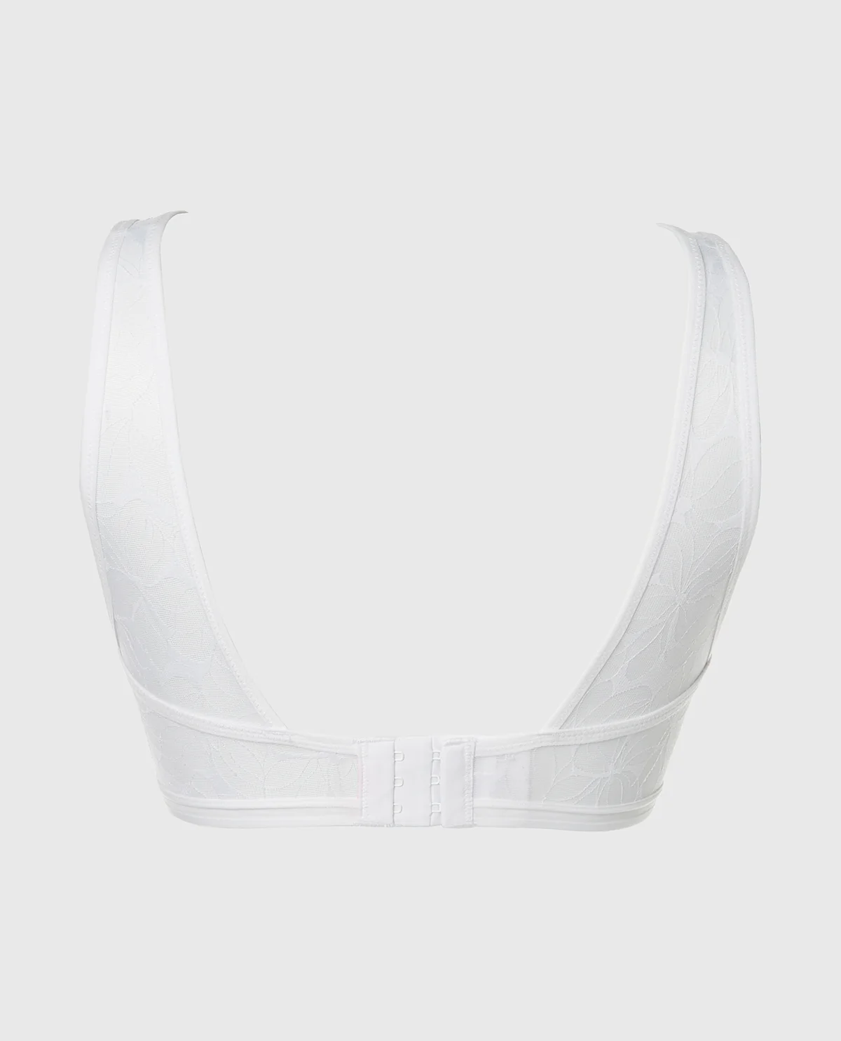 Lined Wired Triangle Bralette in Powdered Sugar - Image 5