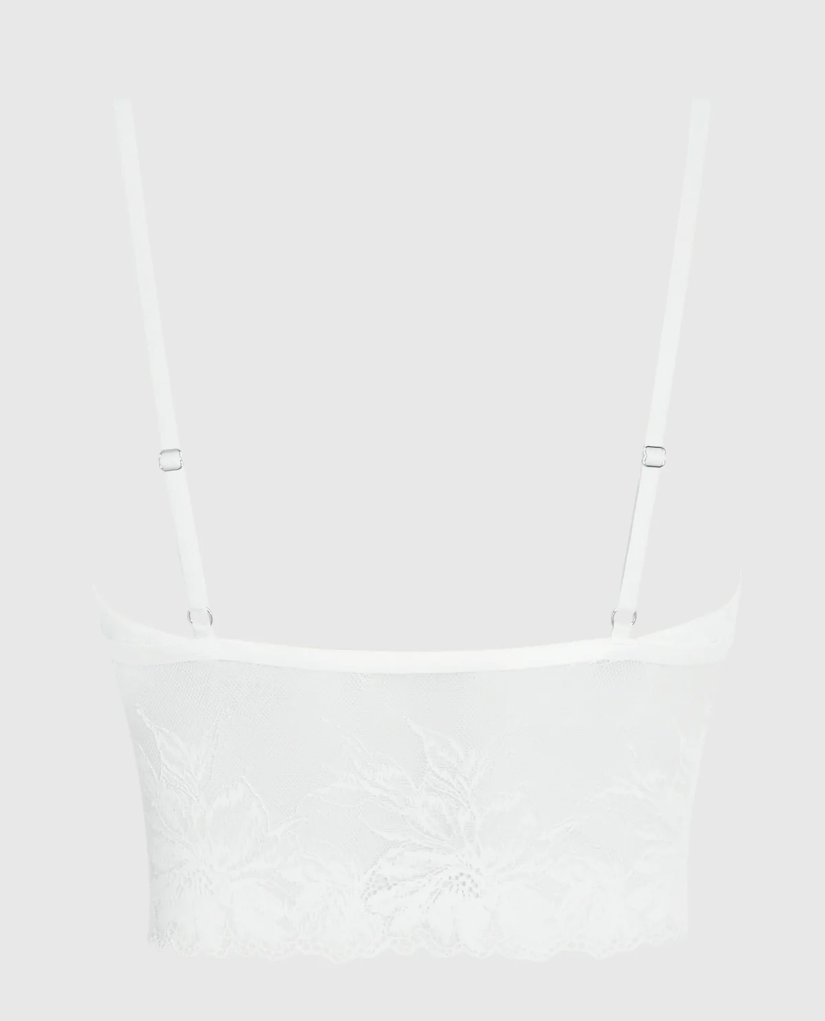Long Line Bralette in Ivory - Image 5