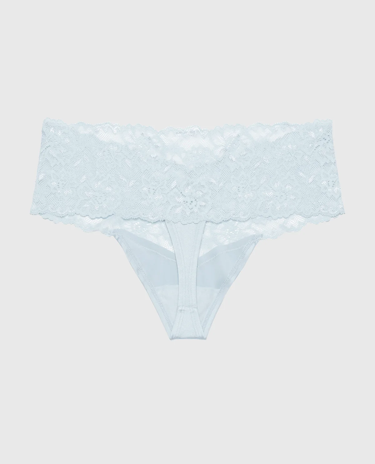 Sexy Lace Thong Panty in Skyway - Image 5