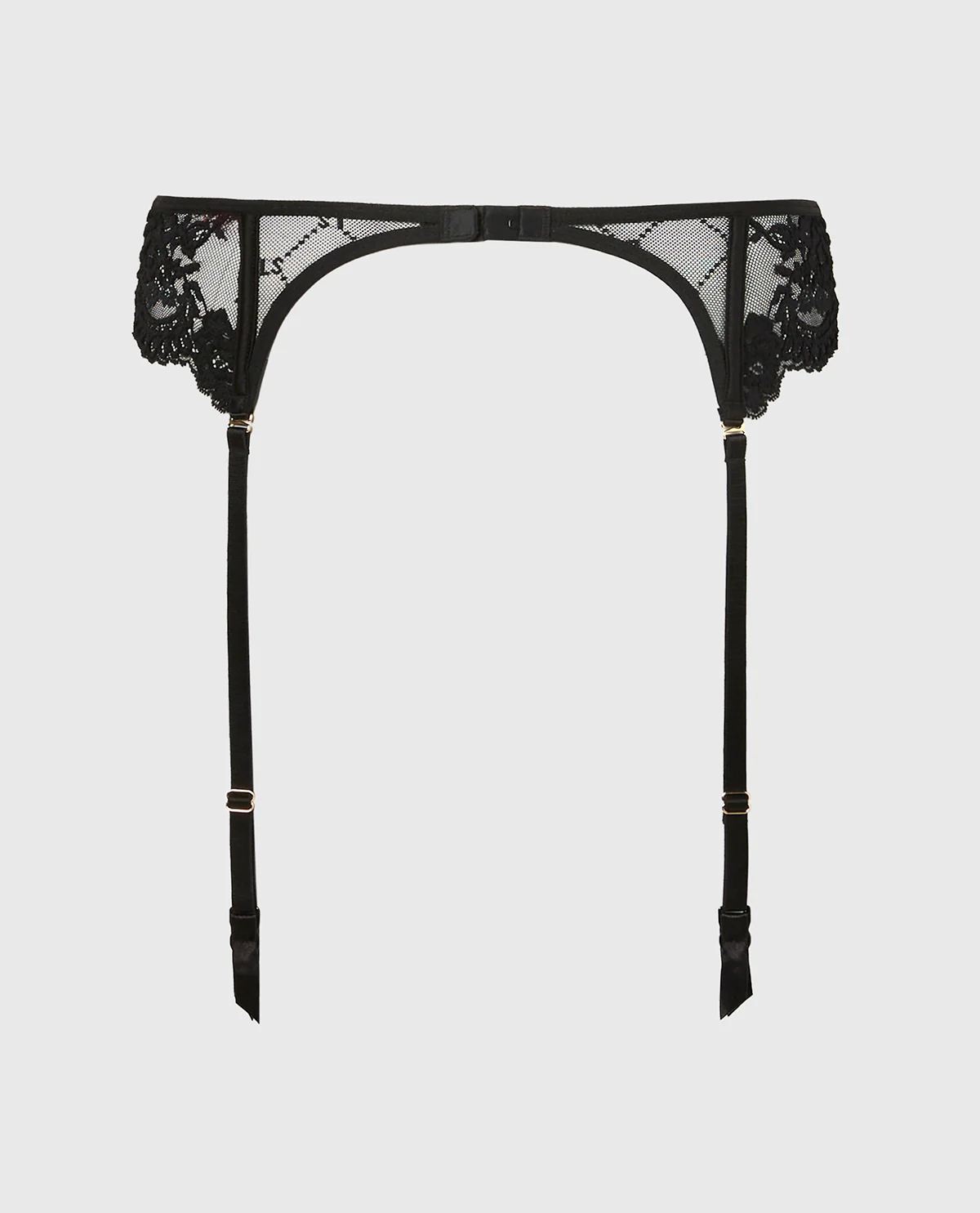 Mesh Garter in Tuxedo Black - Image 5