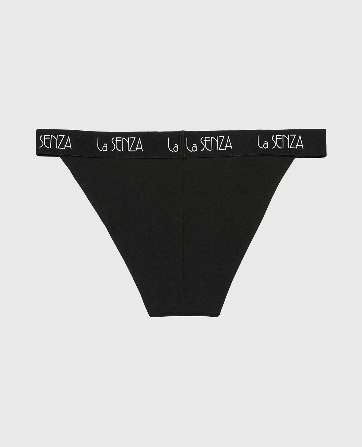 Mini Cheeky Panty with Art Deco Logo in Tuxedo Black - Image 2