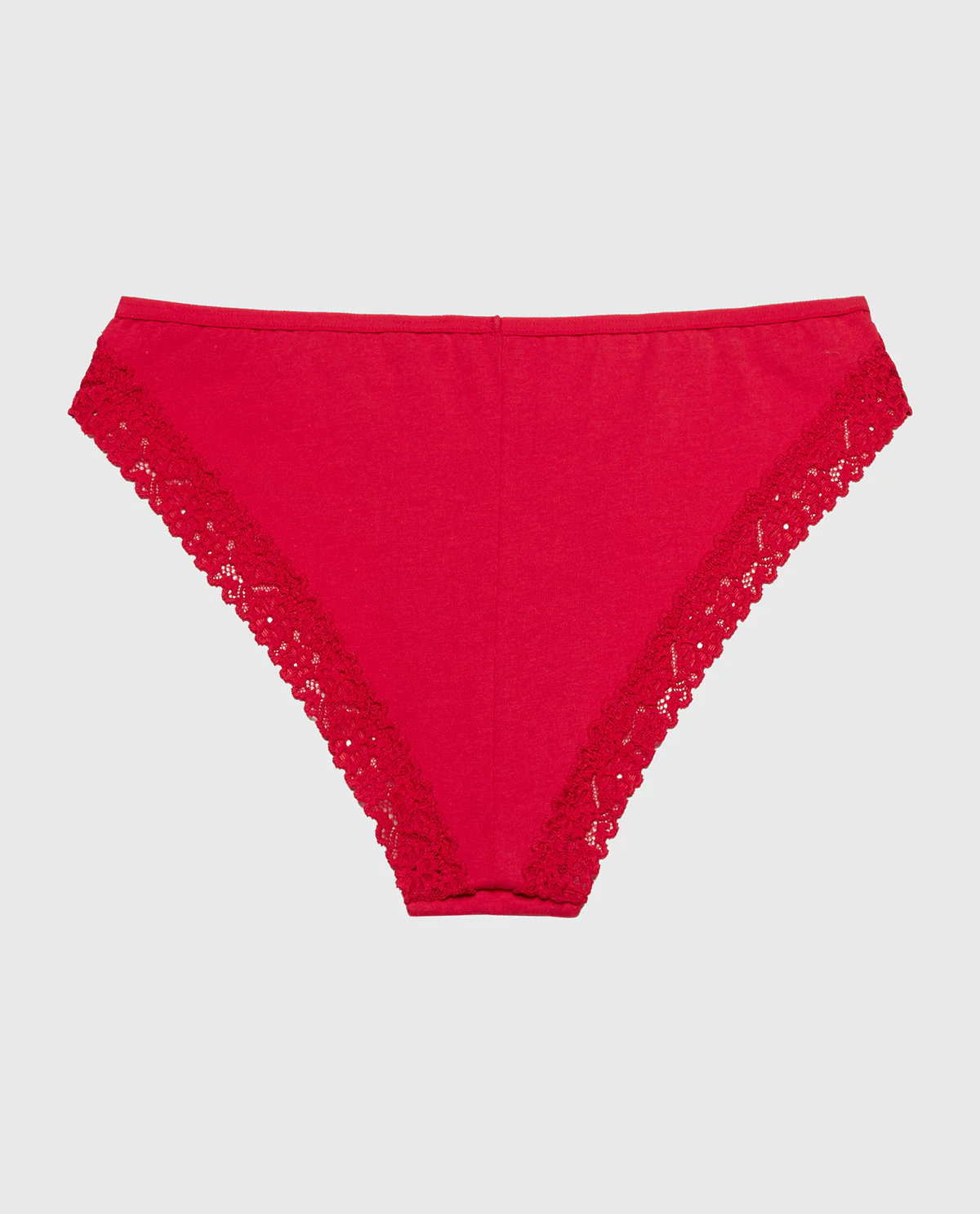 Mini Cheeky Panty with Cozy Trim in Crimson - Image 5