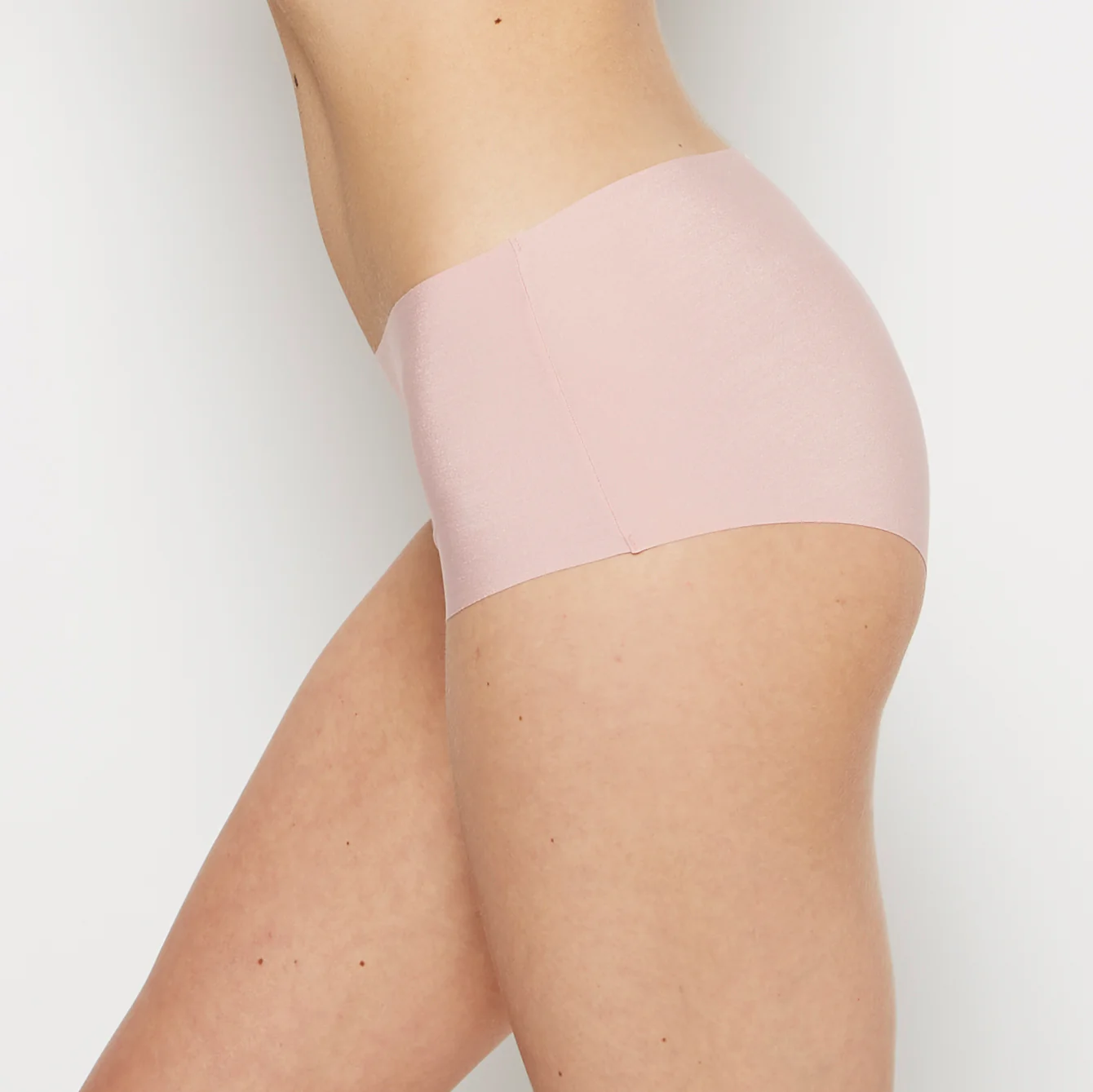 No Show Boyshort Panty in Royal Pink - Image 2