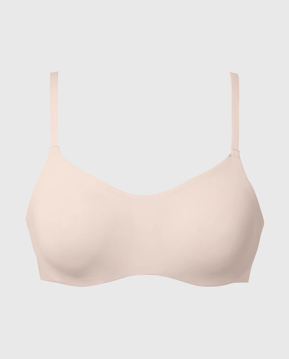 No Show Bralette With Faux Wire In Pearl Blush - Image 4