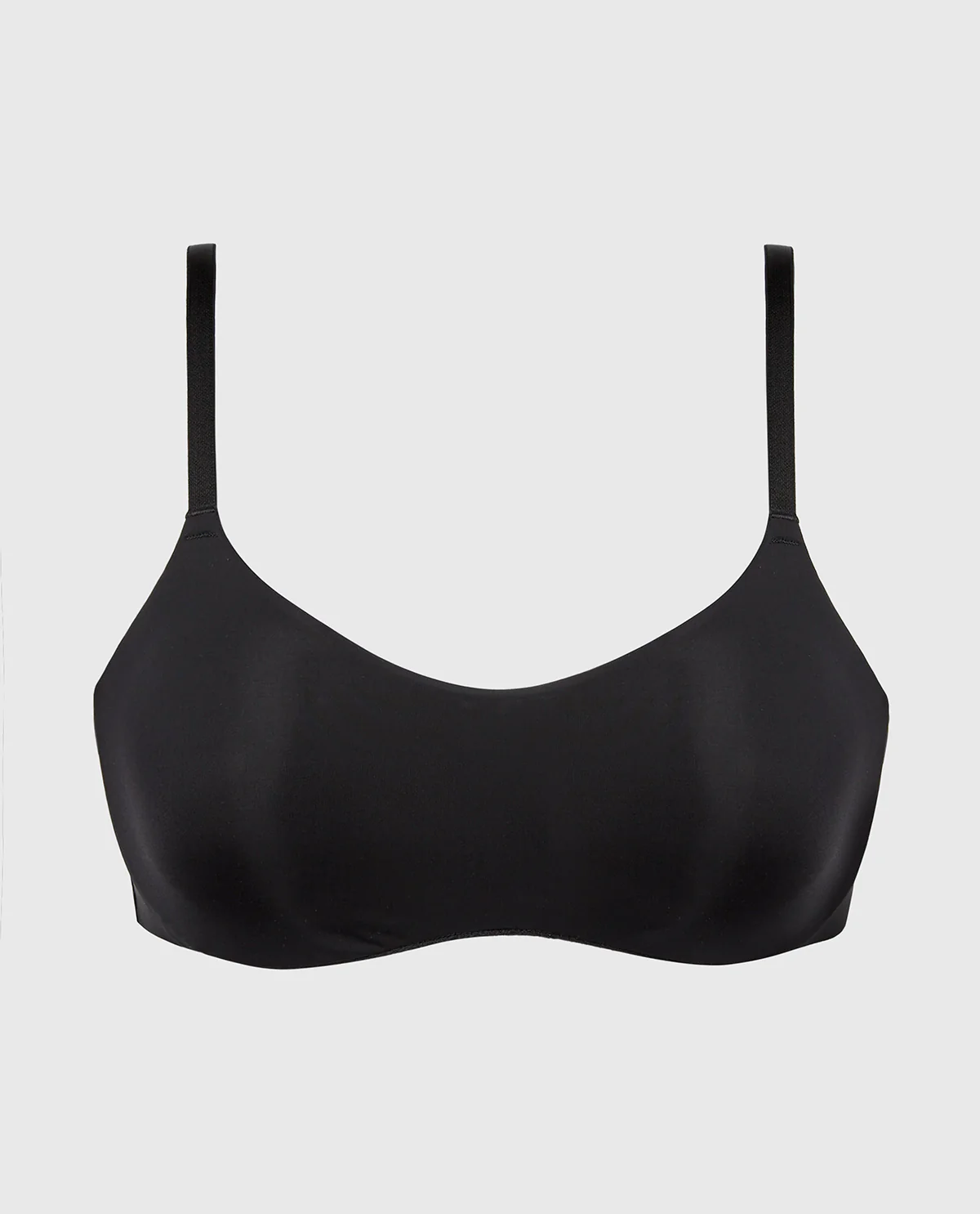 No Show Bralette With Faux Wire In Tuexdo Black - Image 4
