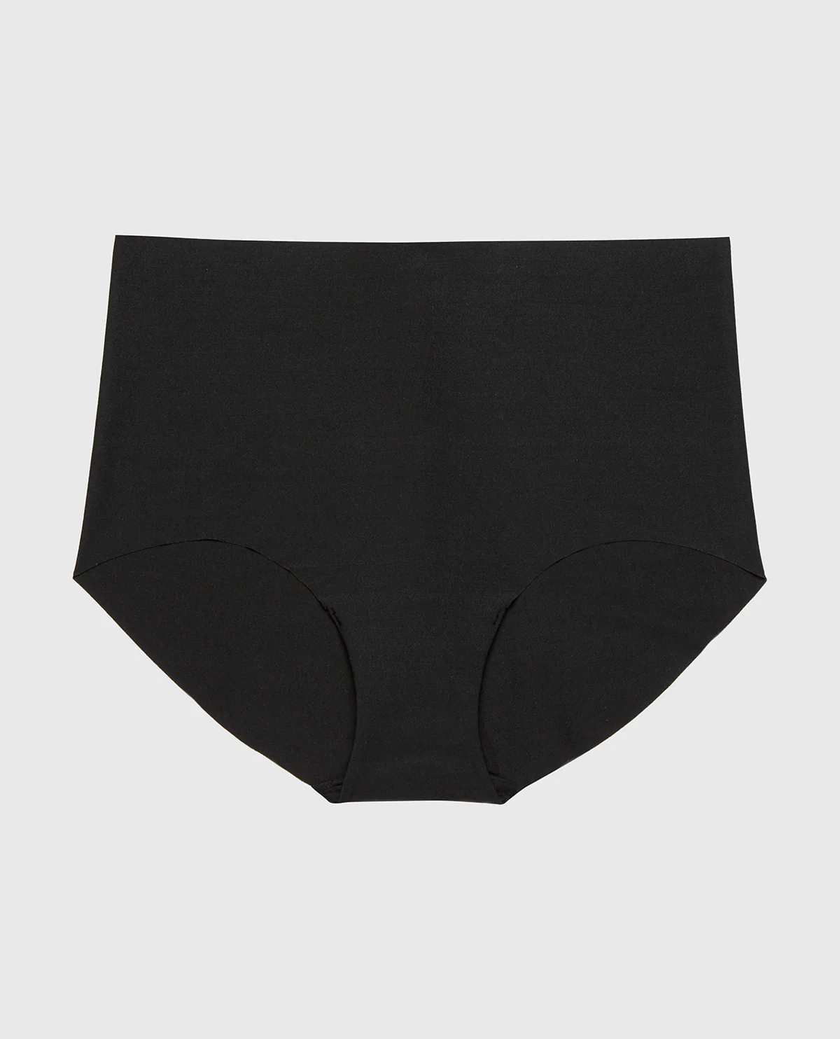 No Show High Waist Brief Panty in Tuxedo Black - Image 4