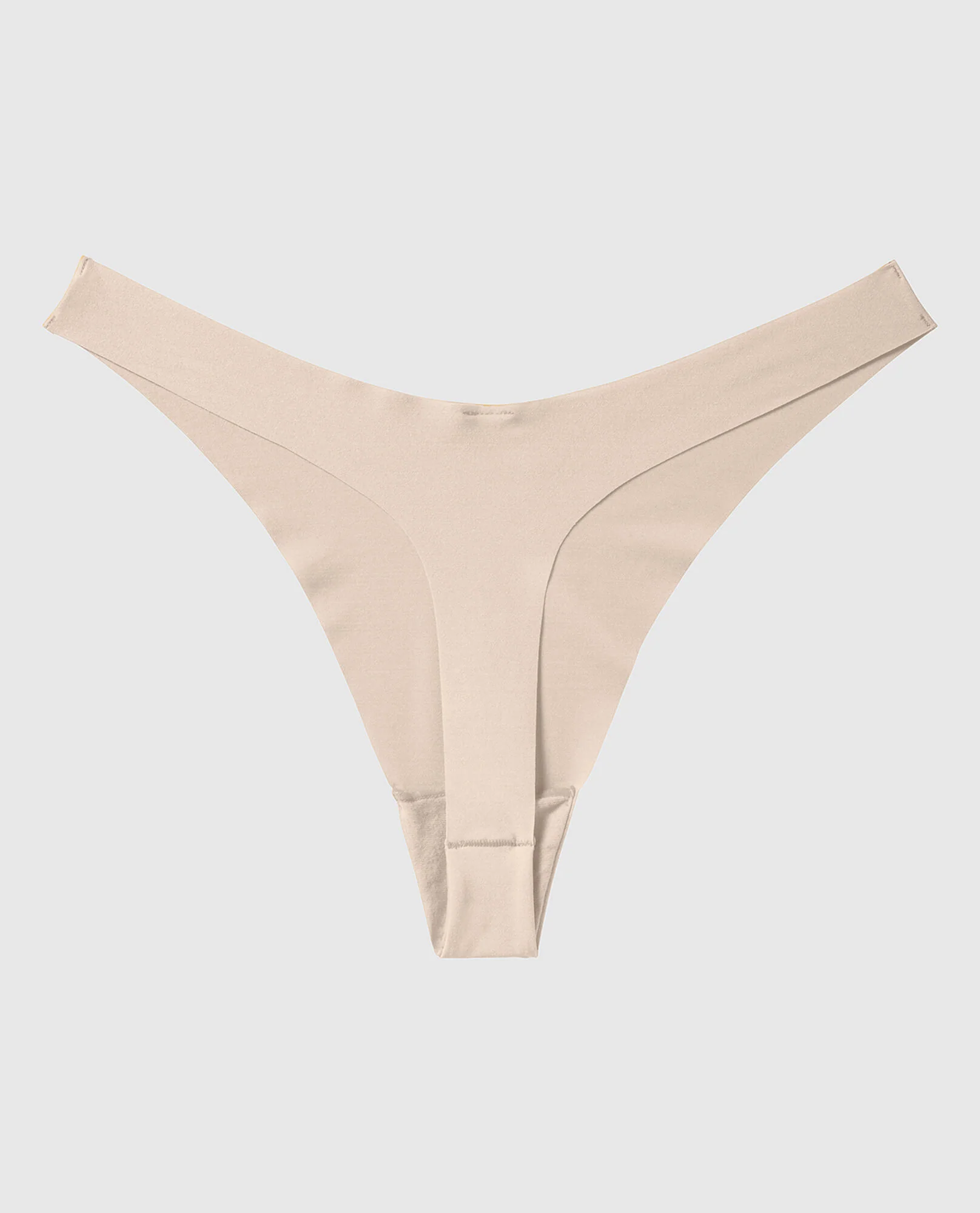 No Show Invisible High Leg Thong Panty - Image 2