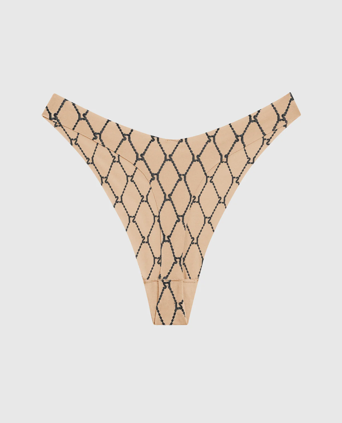 No Show Invisible High Leg Thong Panty - Image 2