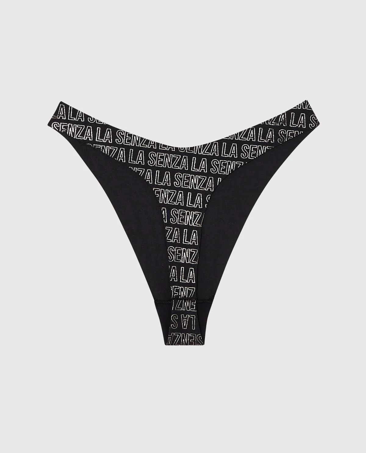 No Show Invisible High Leg Thong Panty - Image 2