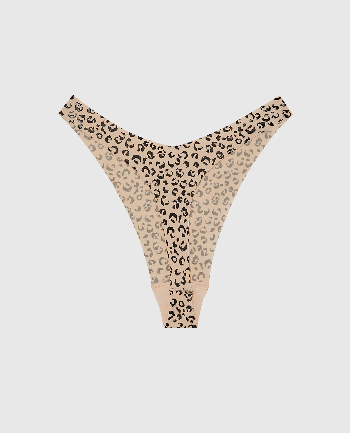 No Show Invisible High Leg Thong Panty - Image 2