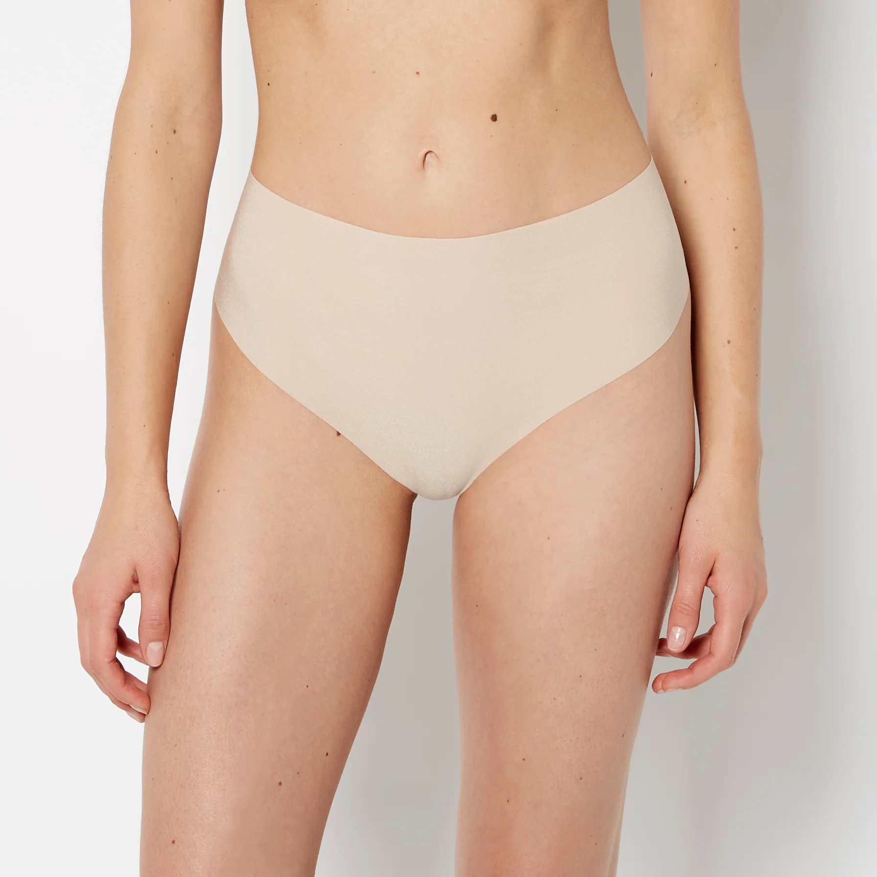 No Show Invisible High Waist Thong Panty