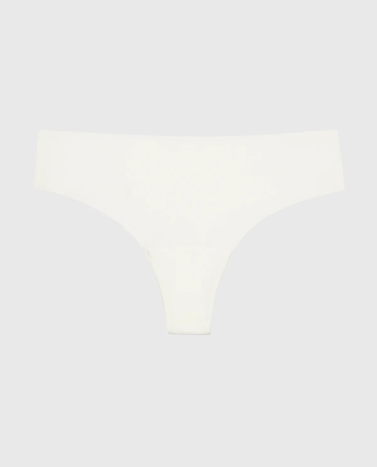 No Show Thong in Ivory - Image 3