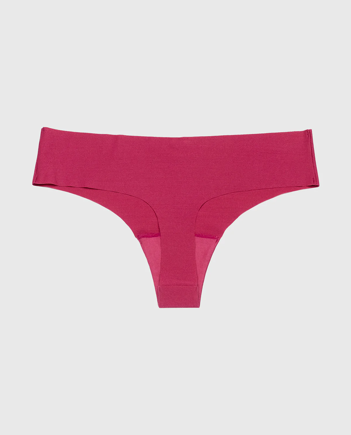 No Show Thong Panty in Electric Rouge - Image 5