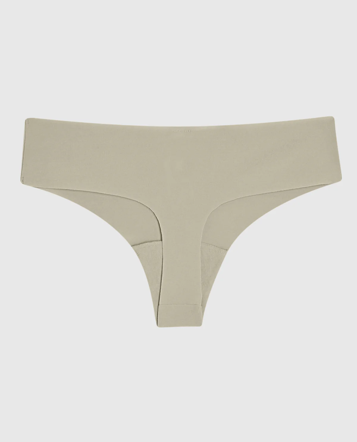 No Show Thong Panty in Stone Grey - Image 5