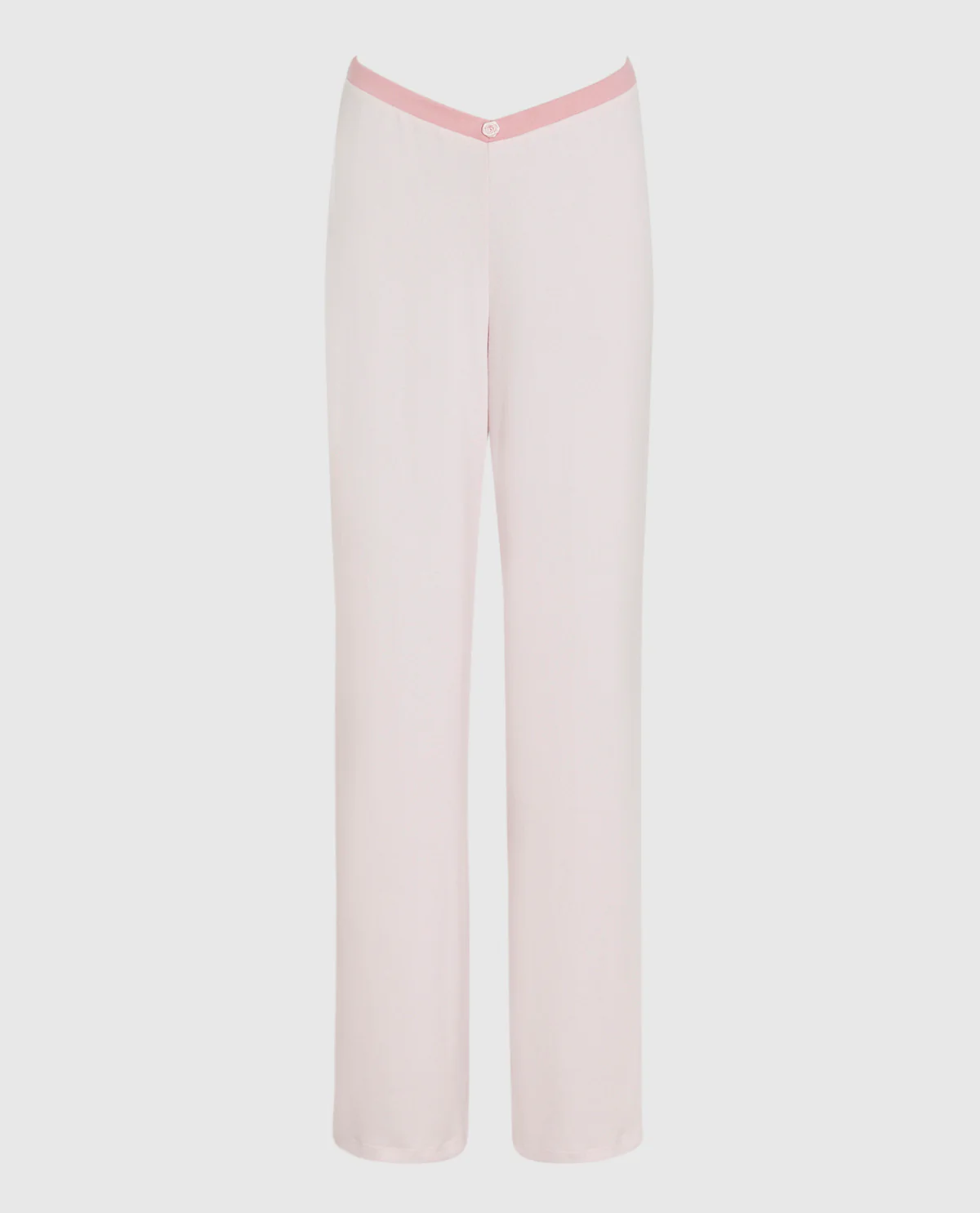 Pajama Pant with Rosette in Pink - Image 4