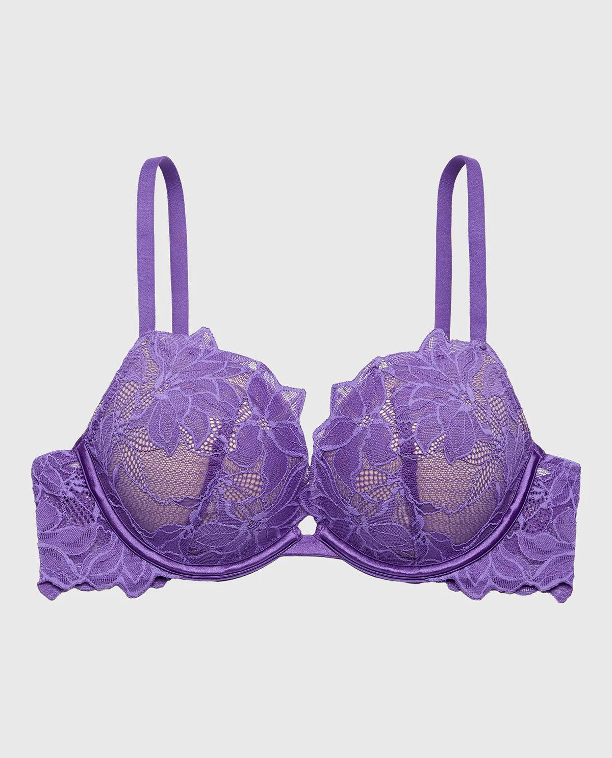 Push up bra with all over Reverie Lace in Purple Opulence - Image 5