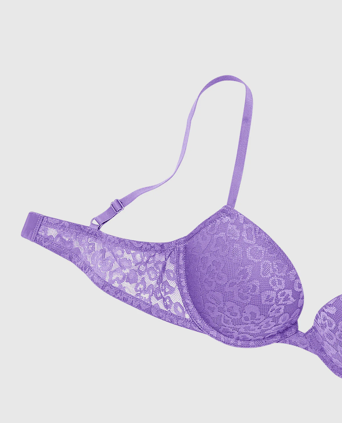 Push Up Bra with Allover Lace - Image 2