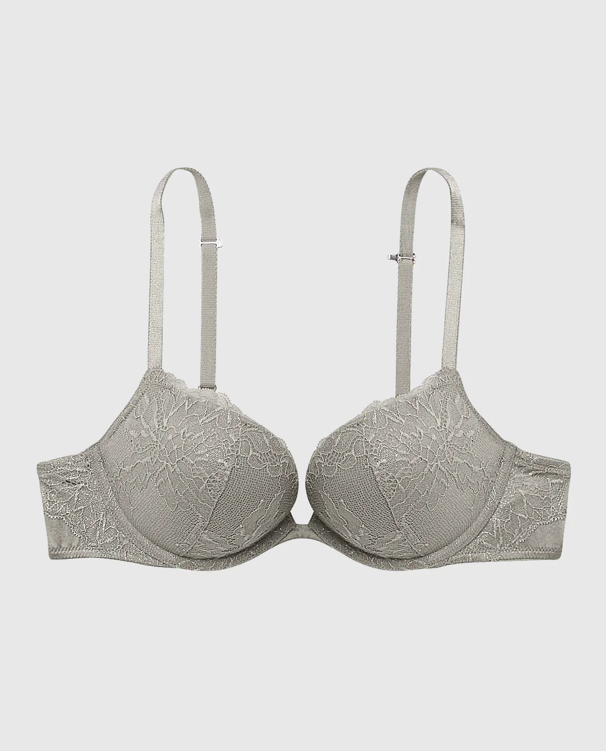 Push Up Bra with Lace Overlay - Image 2