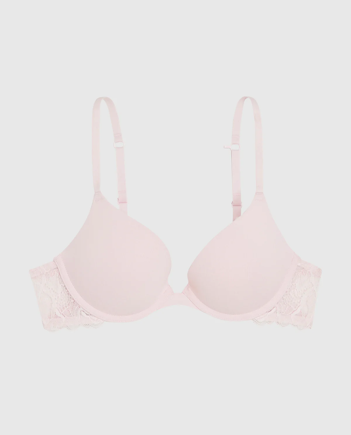 Push Up Bra with Lace Wing in Pink-A-Boo - Image 5
