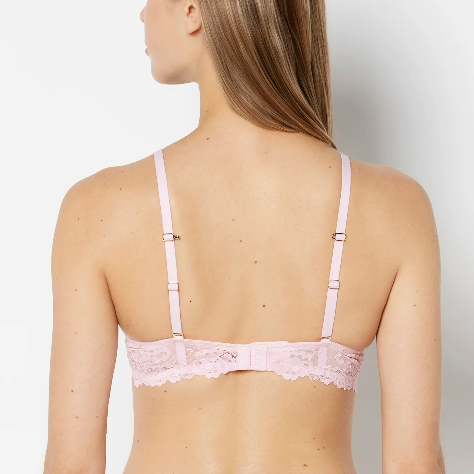 Push Up Plunge bra with Romantic Lace Wing in Sweet Dream - Image 4