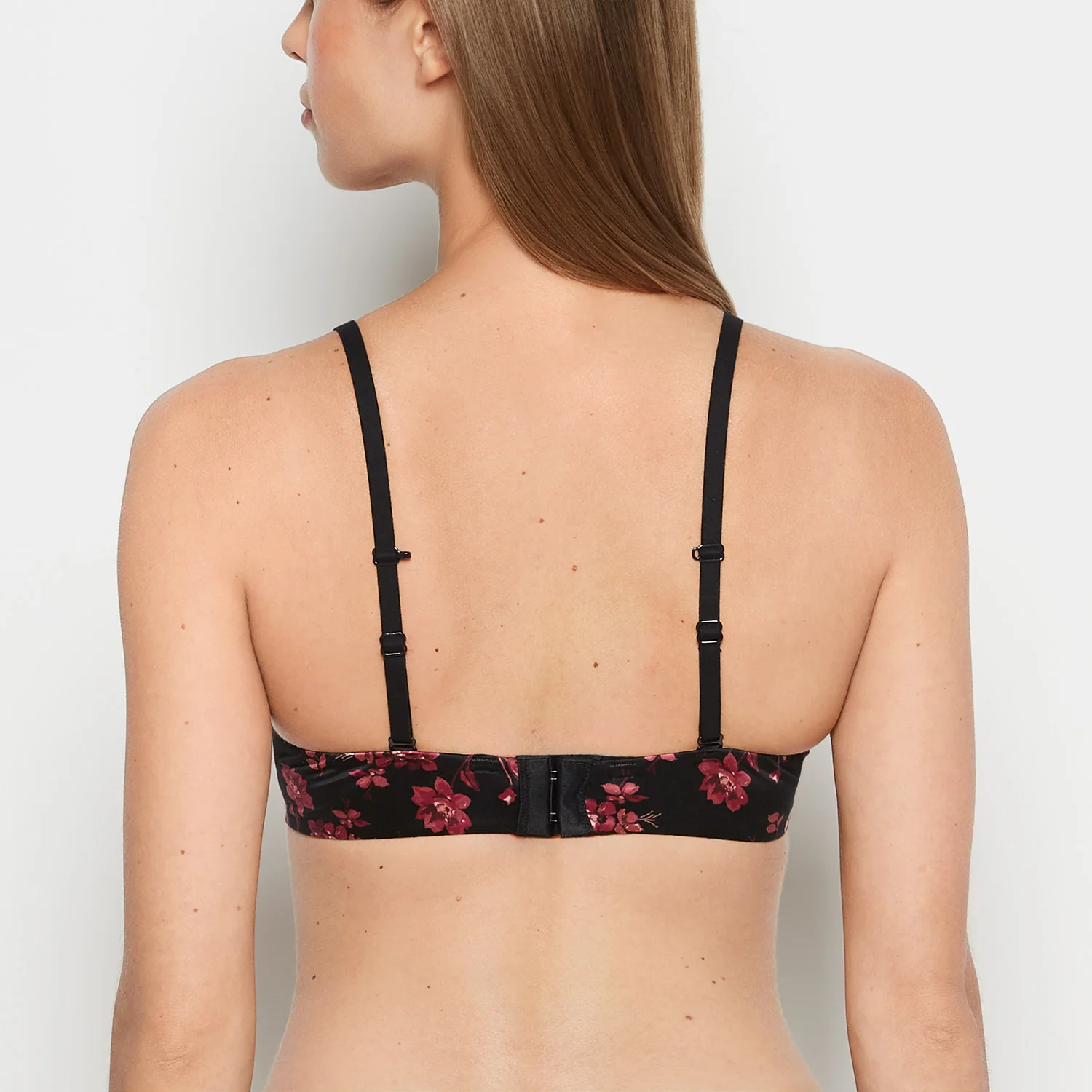 Push Up Plunge Bra with Wide Wings in Goddess Floral - Image 3