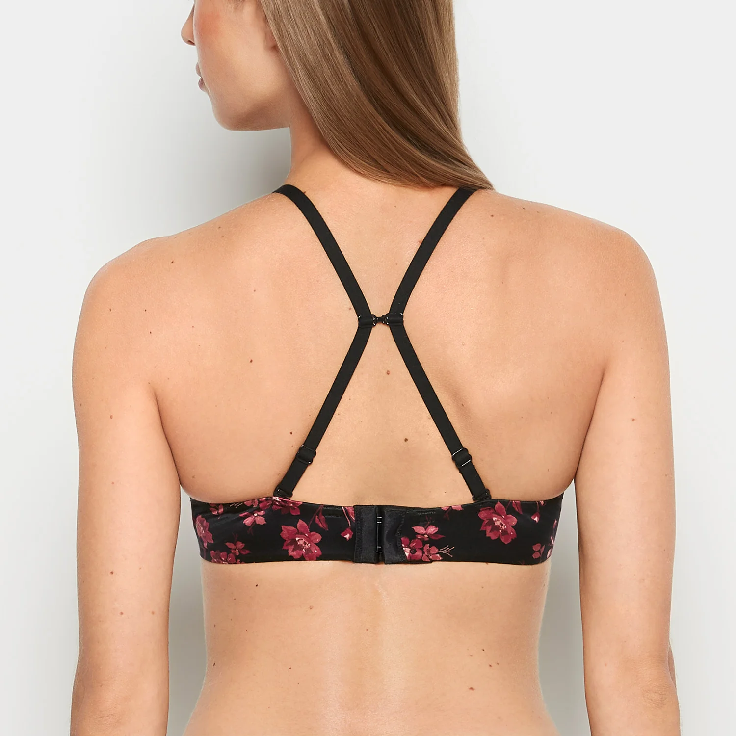 Push Up Plunge Bra with Wide Wings in Goddess Floral - Image 4