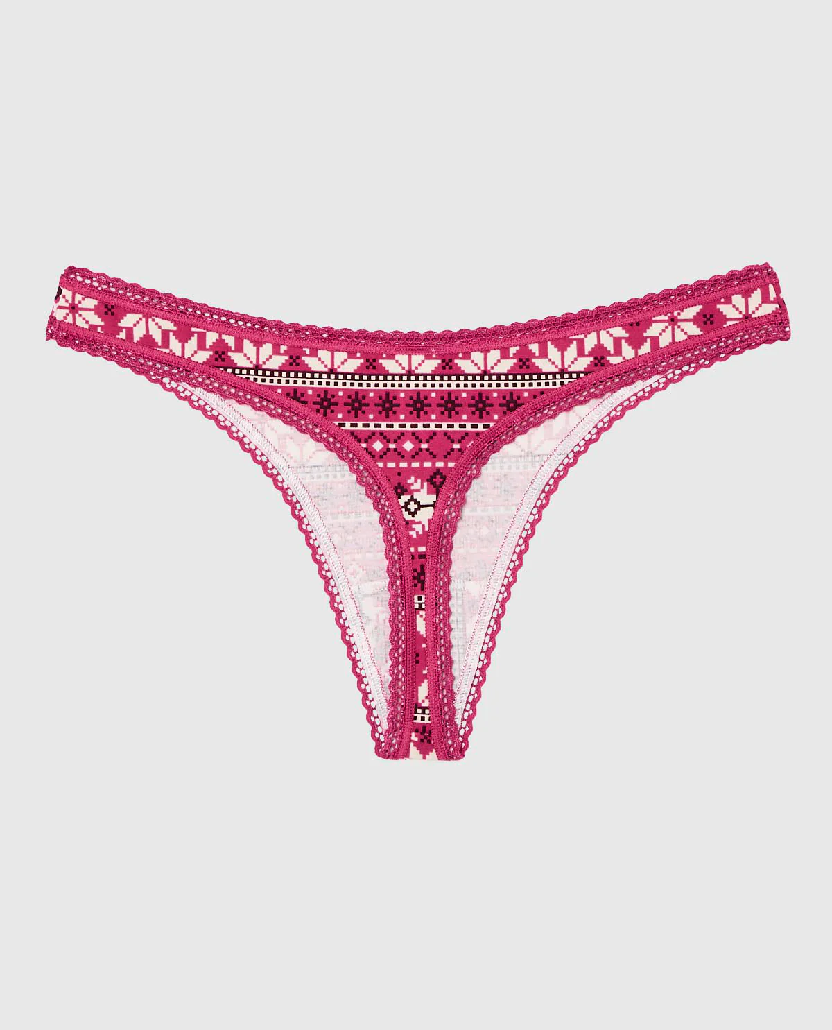 Remix Cotton Thong Panty - Image 2