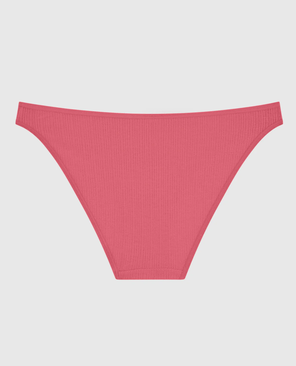 Ribbed Bikini Panty in Romantic Pink - Image 5