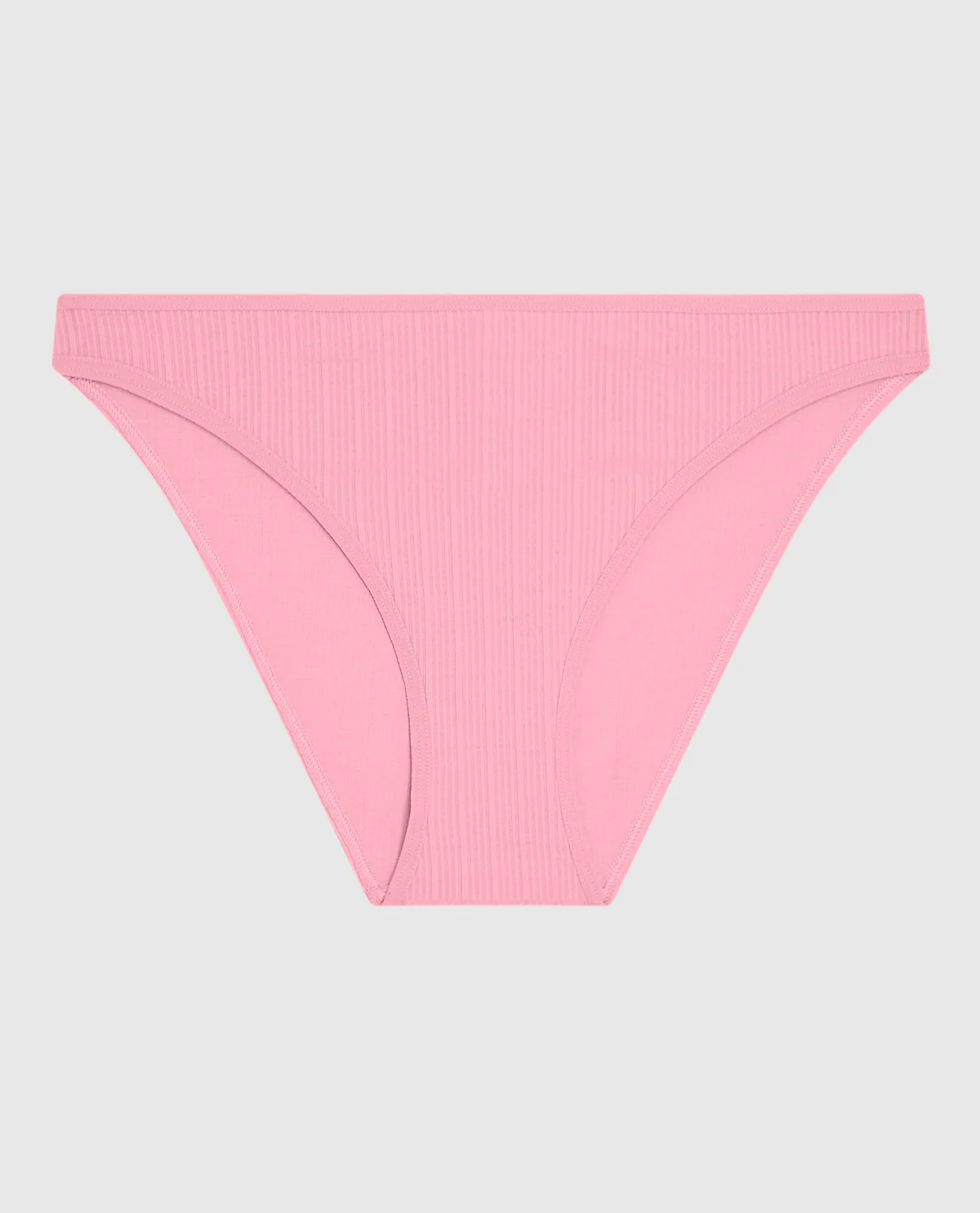 Ribbed Bikini Panty in Make Me Blush - Image 4