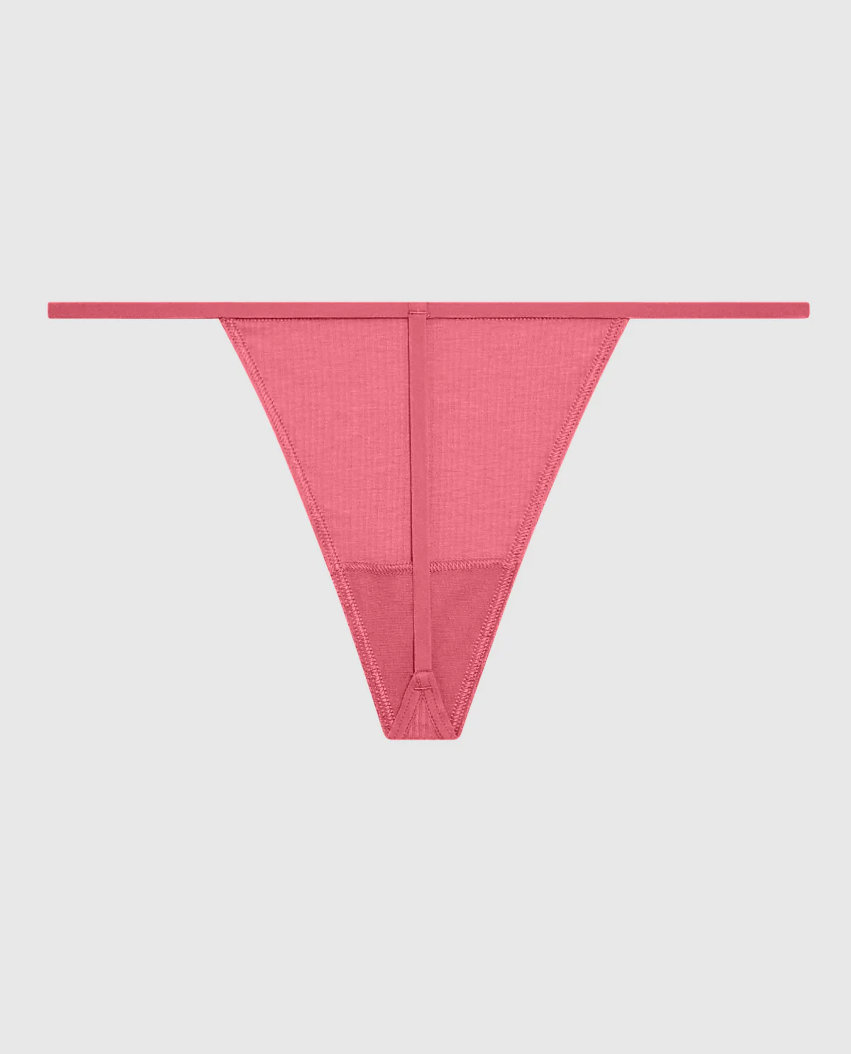 Ribbed G-String Panty in Romantic Pink - Image 5