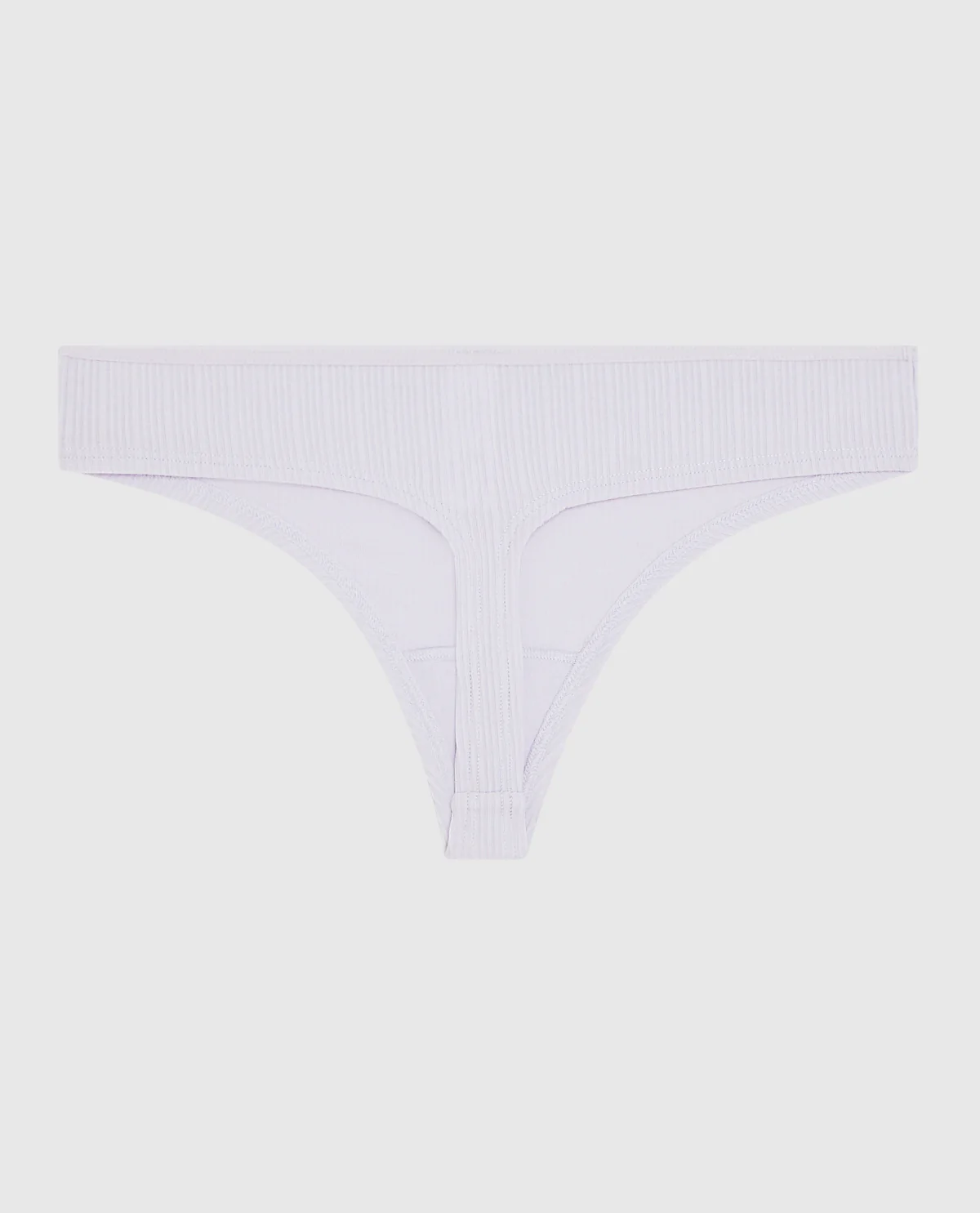Ribbed Thong Panty in Lavender Cake - Image 5
